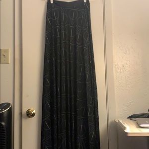 Blackmilk Deathly hallows sheer maxi skirt